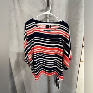 Rafaella size medium blouse with side tie